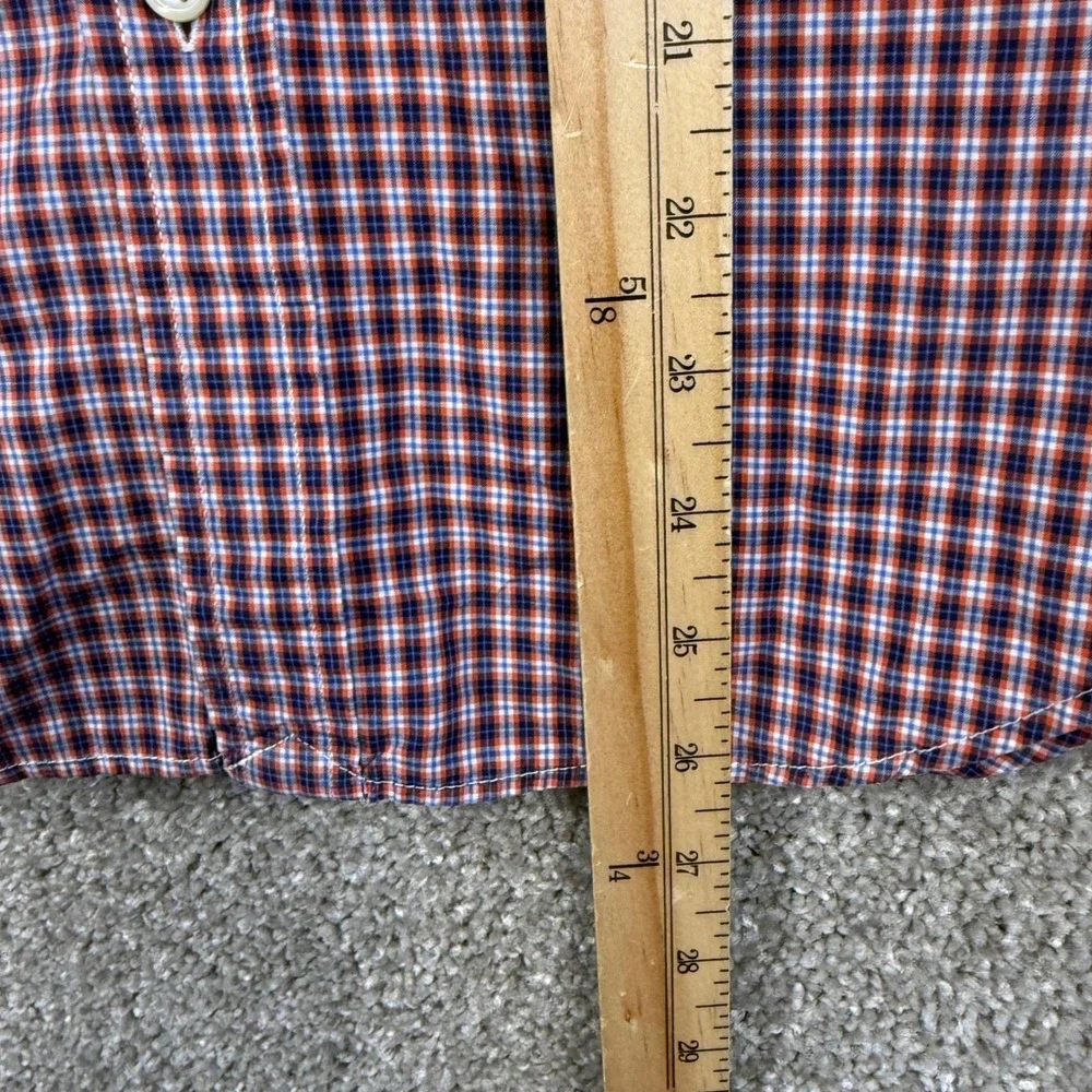Polo Ralph Lauren Boys Bundle Plaid Button Down Shirts Blue Red Large 14-16
